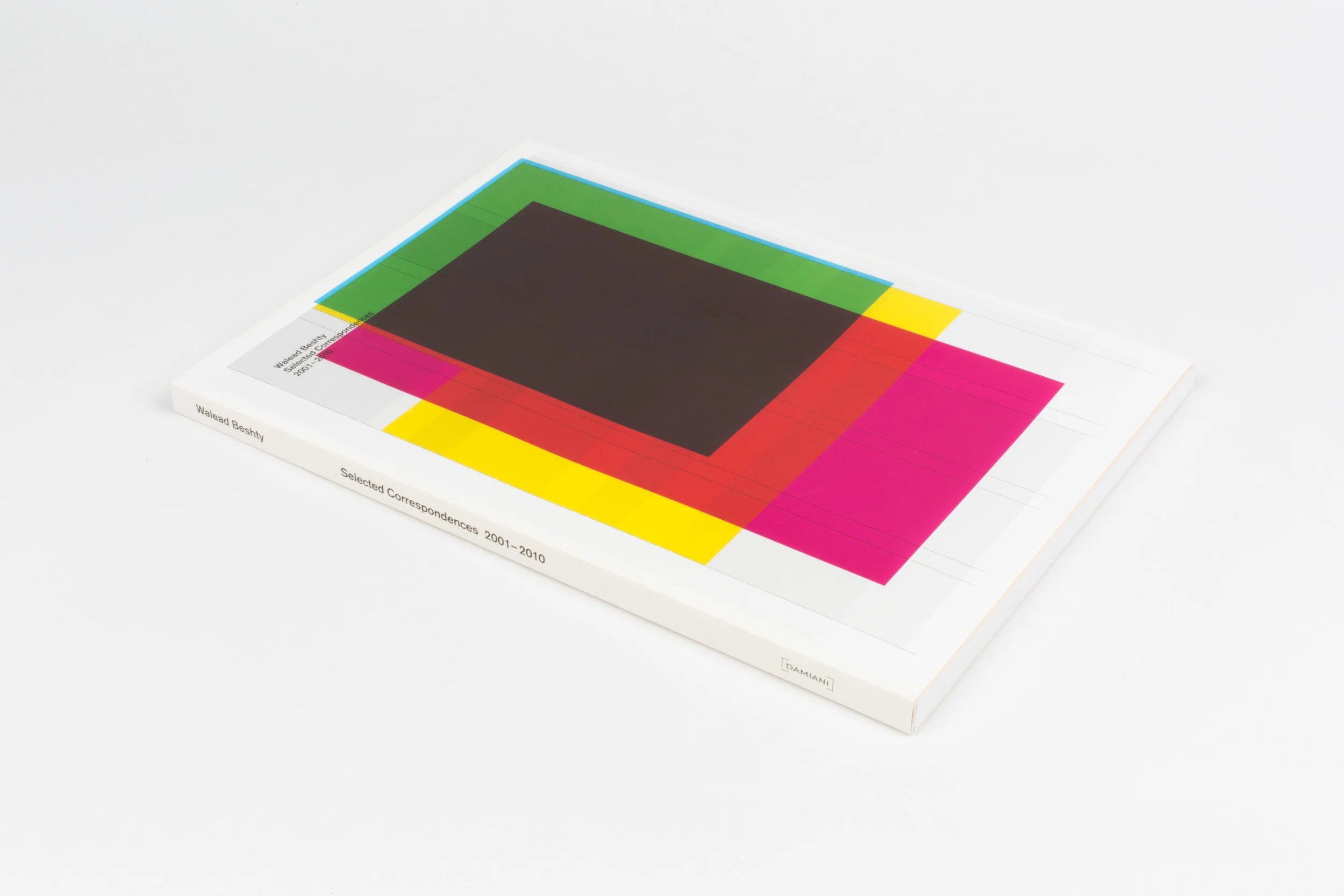 Make-Ready 1 (Walead Beshty: Selected Correspondences 2001–2010, Damiani Editore, Bologna, July 4–6, 2010) 2015 Four-color offset on coated paper, bound 12 x 8 1/2 inches Great Hall Exhibition, 2015 Automat, 2016