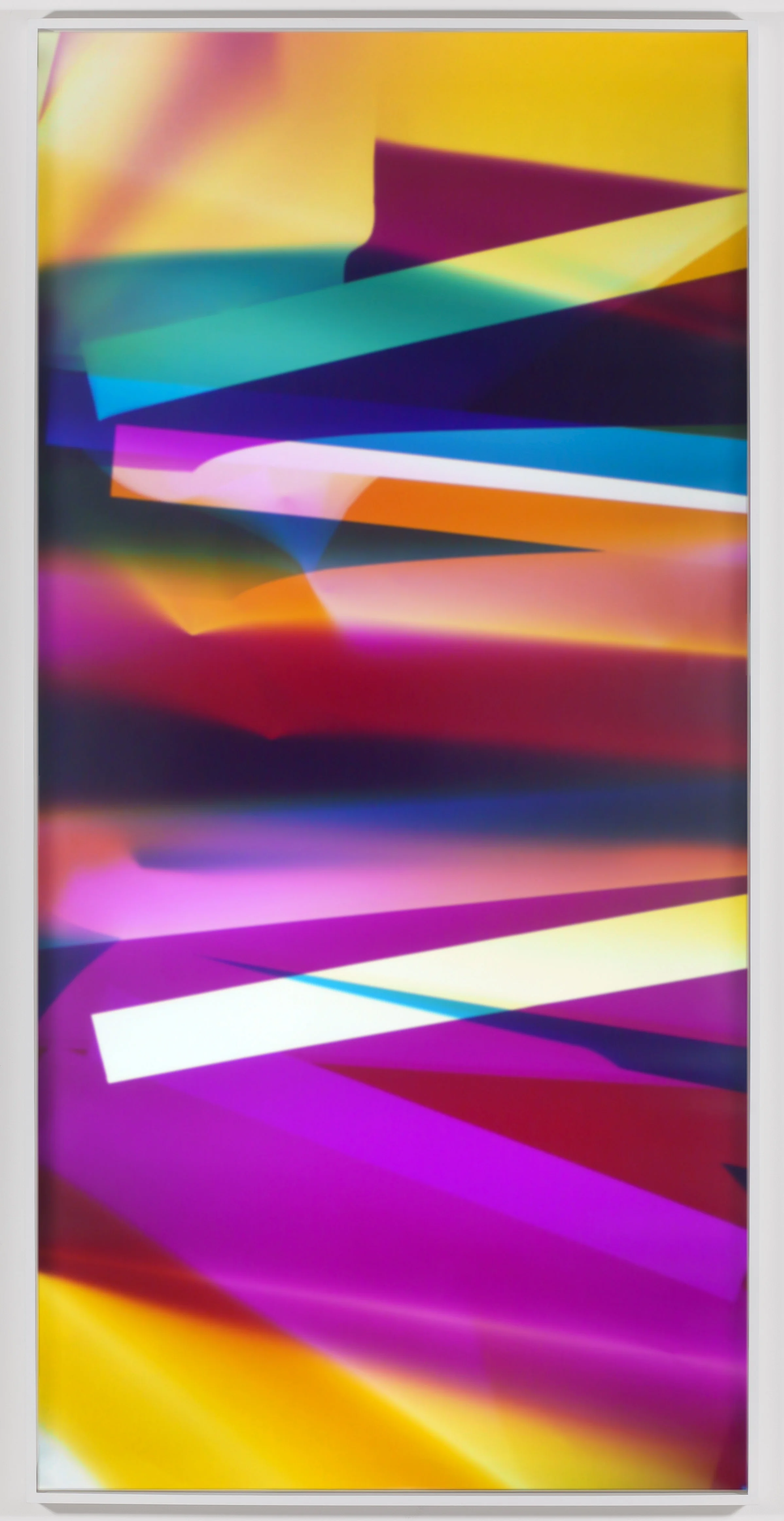 Three Color Curl (CMY: Irvine, California, August 25, 2008, Fuji Crystal Archive Type C) 2009 Color photographic paper 93 x 50 inches Three-Color Curls, 2008–2013