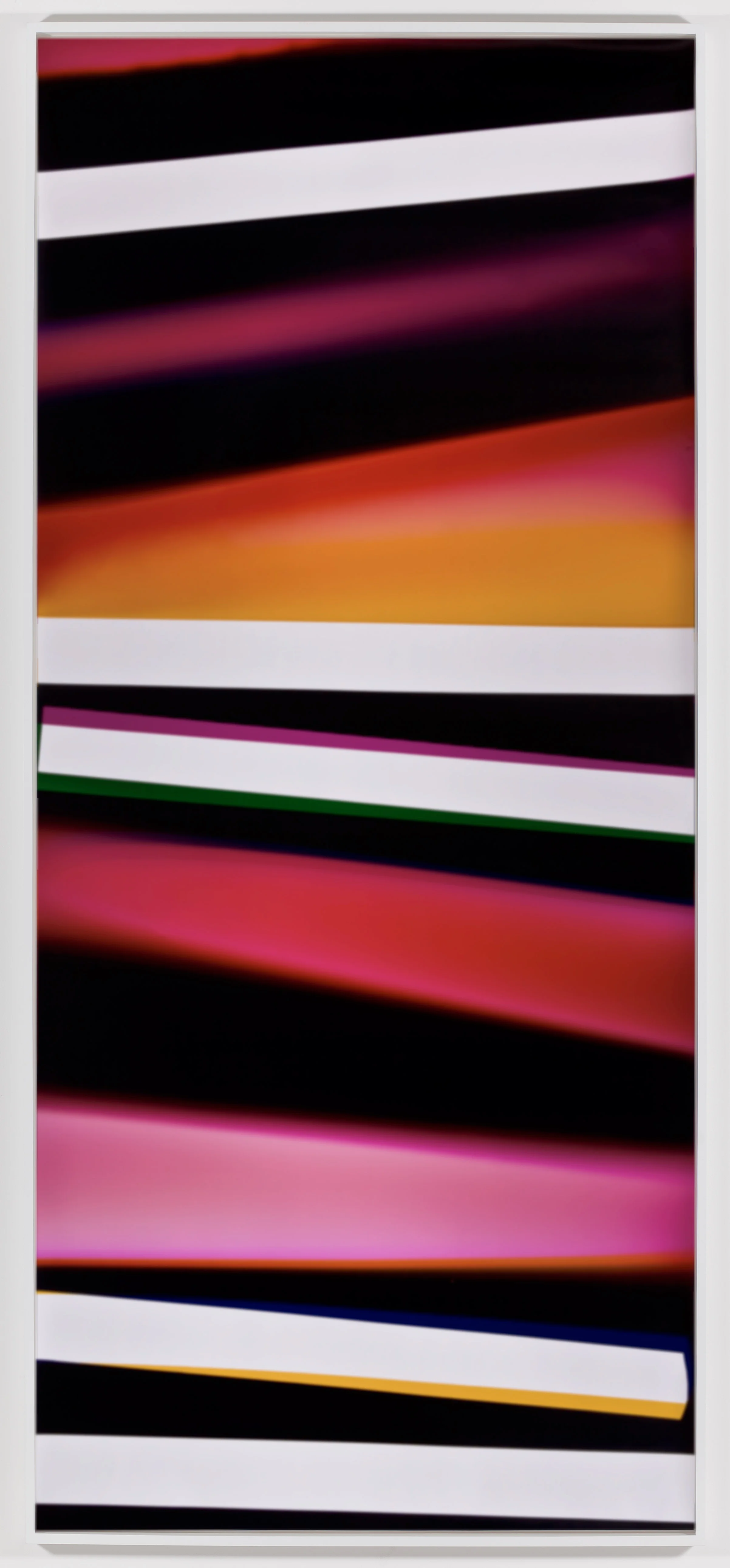 Black Curl (CMY/Five Magnet: Irvine, California, March 26, 2010, Fujicolor Crystal Archive Super Type C, Em. No. 165-021, 07510) 2011 Color photographic paper 112 x 50 inches PROCESSCOLORFIELD, 2011