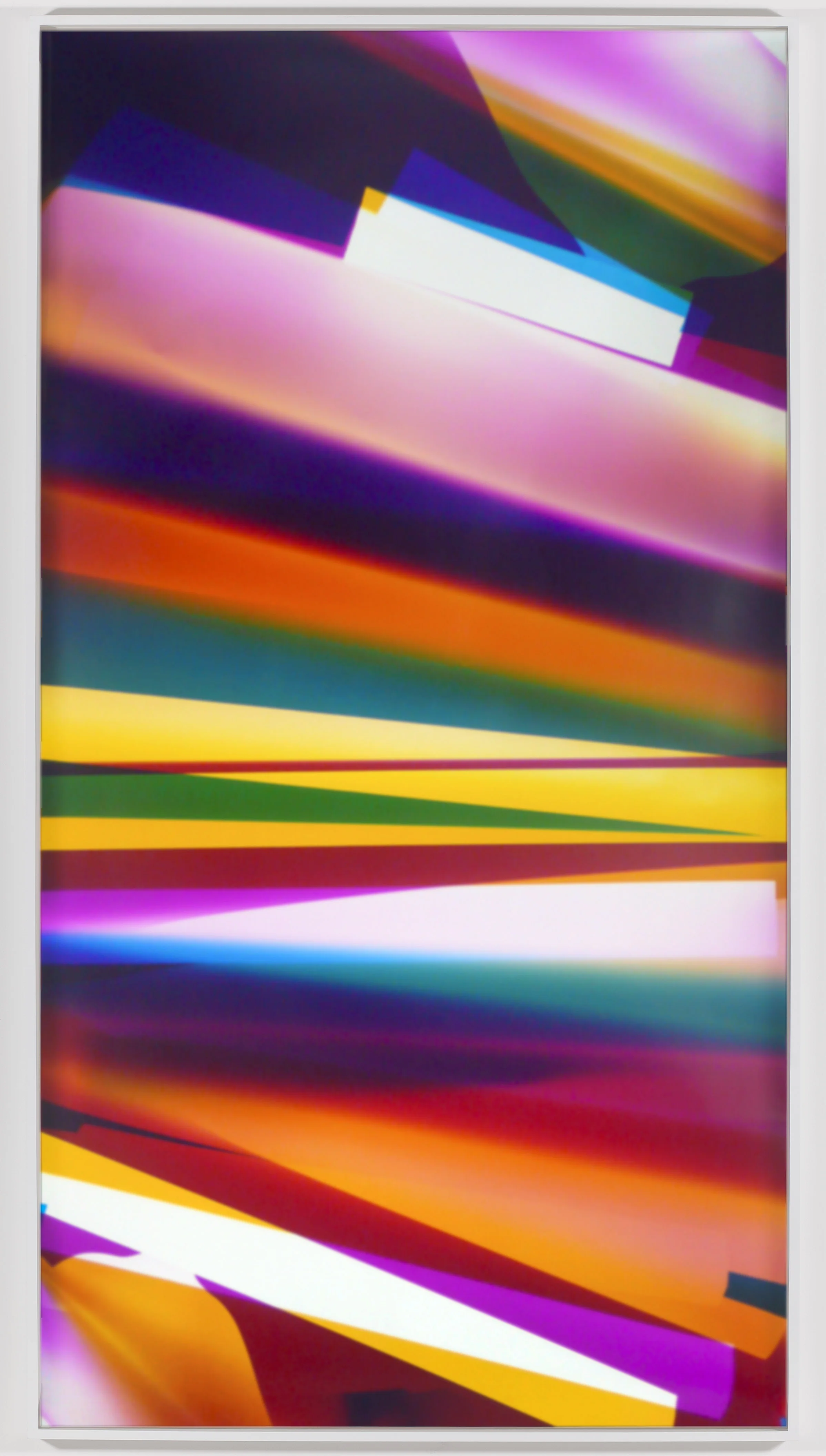 Three Color Curl (CMY: Irvine, California, August 16, 2008, Fuji Crystal Archive Type C) 2009 Color photographic paper 85 x 50 inches Popular Mechanics, 2009