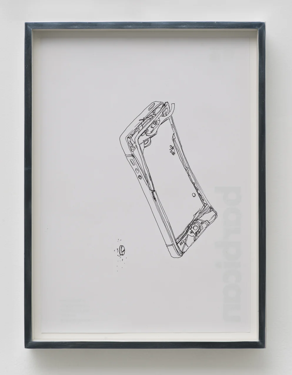 iPhone 5 A1429/Adderall, Amphetamine and Dextroamphetamine 10 mg, cor 132, Round, Multi-Segmented, Core Pharmaceuticals, Inc.: Barbican Centre, London, United Kingdom, October 10, 2014 2015 Ink on letterhead 12 7/8 x 9 1/2 inches Walid AlBeshti, 2015