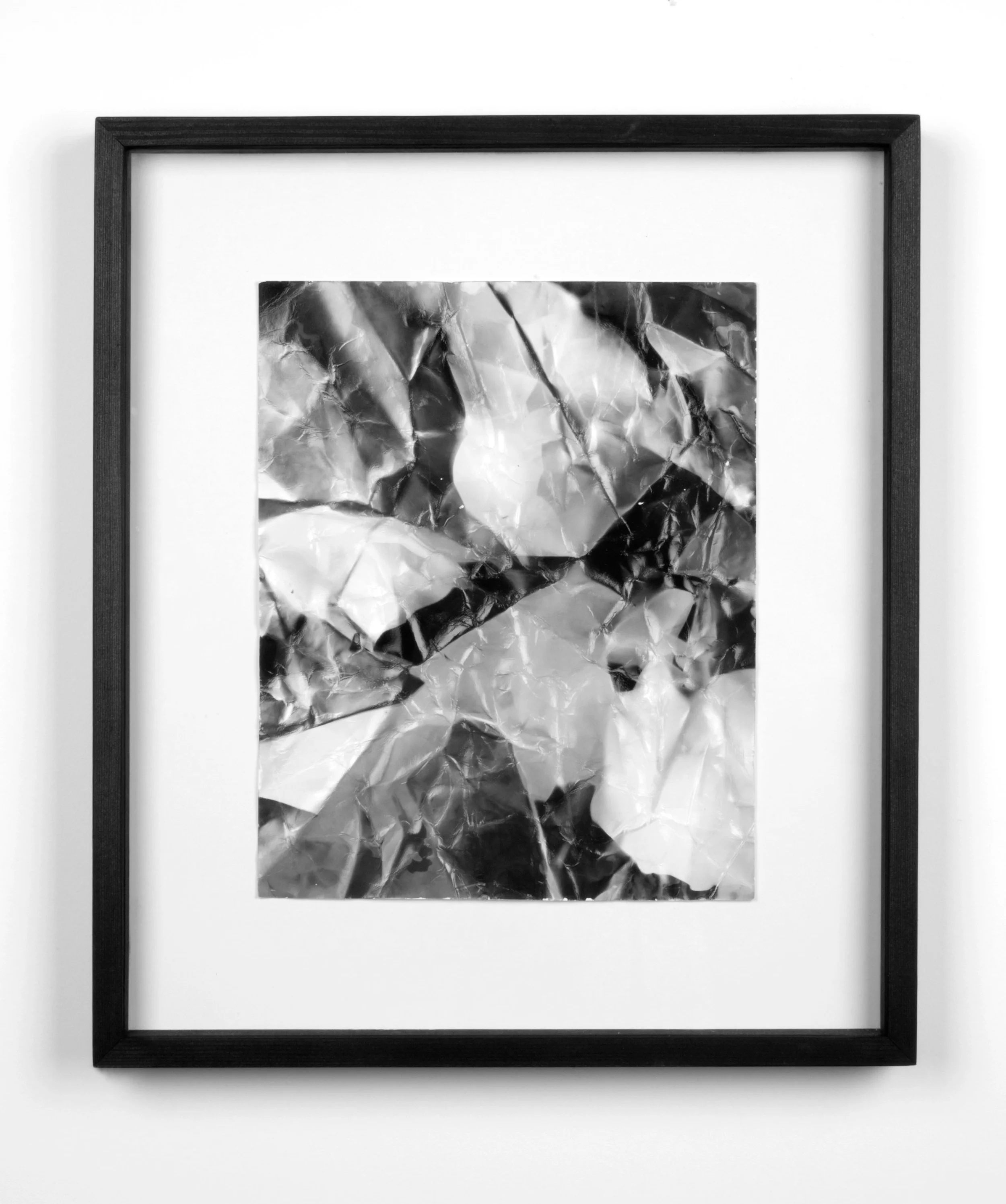 Picture Made by My Hand with the Assistance of Light 2011 Black and white fiber based photographic paper 14 7/8 x 12 7/8 inches A Diagram of Forces, 2011