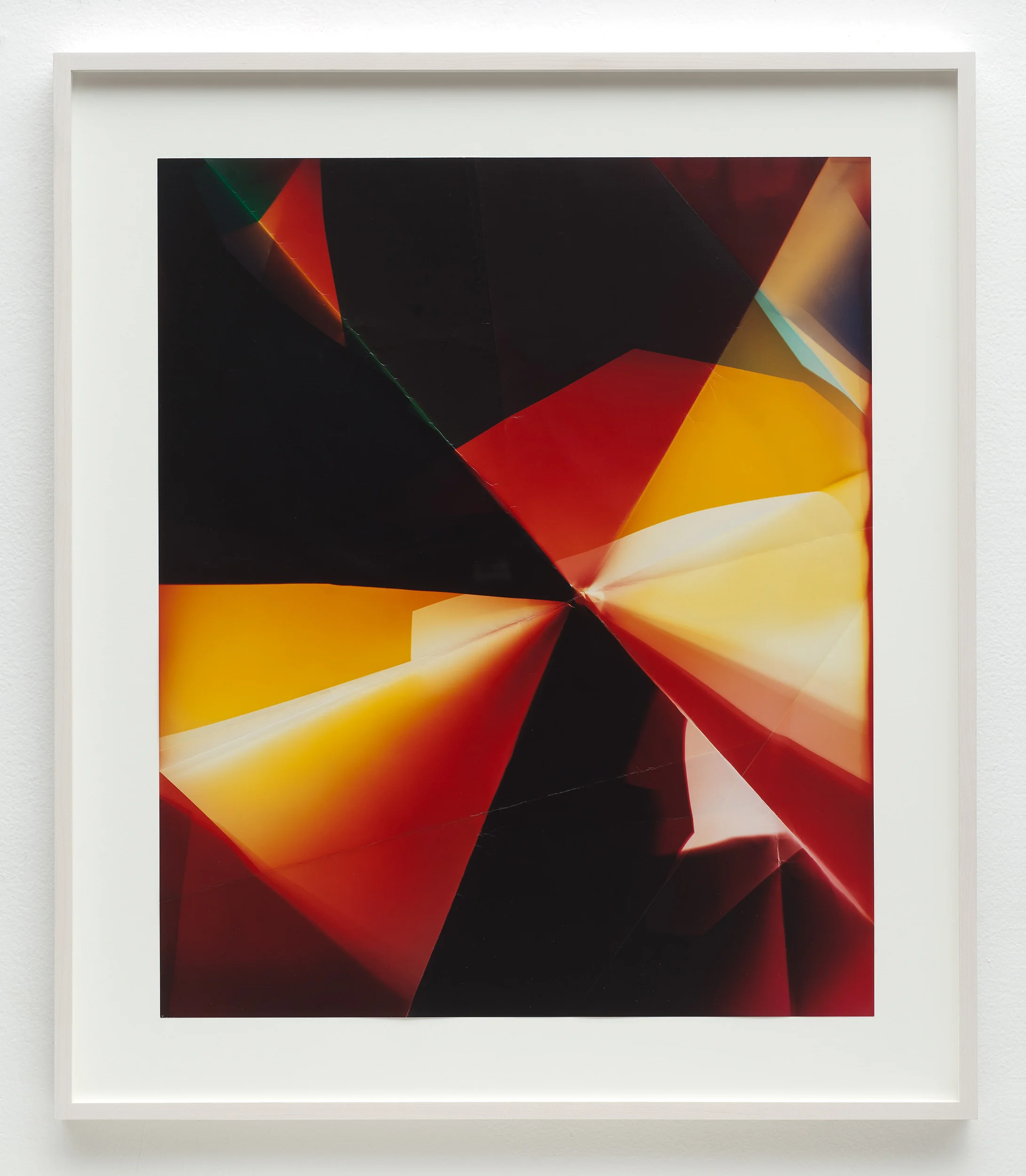 Two-Sided Picture (RY), January 12, 2007, Valencia, California, Fujicolor Crystal Archive 2011 Color photographic paper 26 1/2 x 22 1/2 inches A Diagram of Forces, 2011
