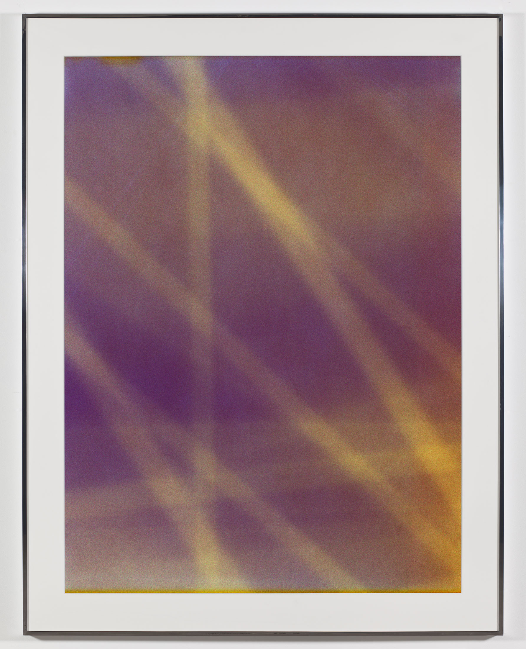   Transparency (Negative) [Kodak Portra 400NC Em. No. 51341: May 8–May 18, 2008 ORD/LHR LHR/IAD IAD/JFK LGA/DCA DCA/ORD]    2009   Epson Ultrachrome K3 archival ink jet print on Museo Silver Rag Paper  68 x 52 1/4 inches   Altermodern, 2009     