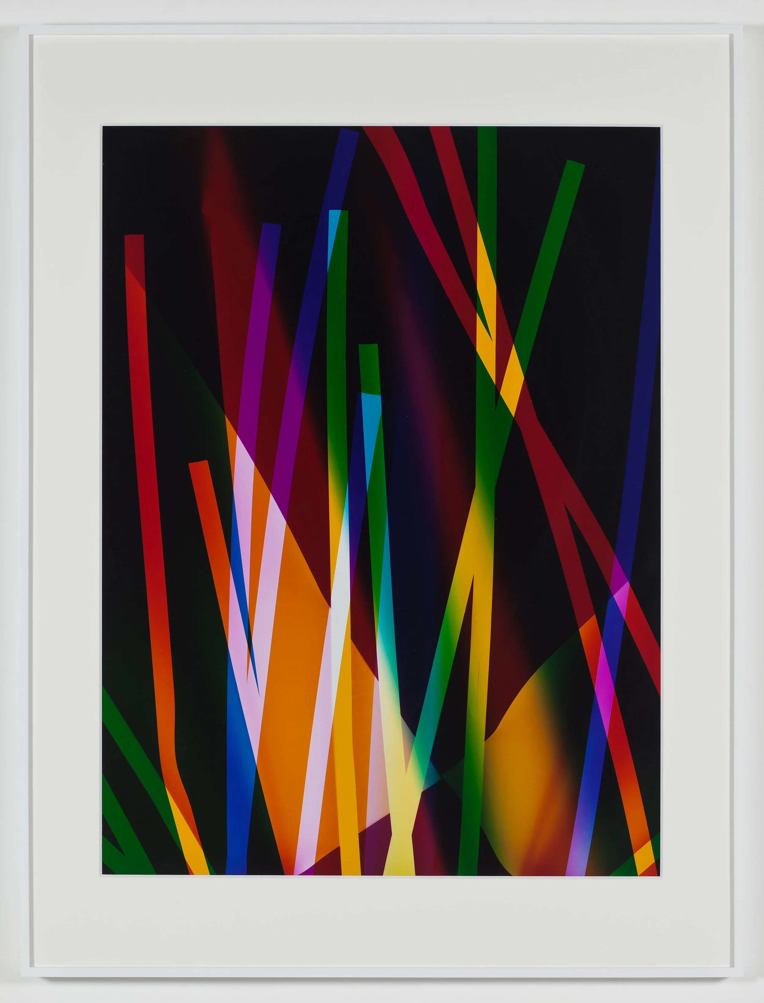 Four Magnet, Three Color Curl (CMY: Irvine, California, September 13, 2009, Fuji Crystal Archive Type C) 2009 Color photographic paper 40 x 30 inches