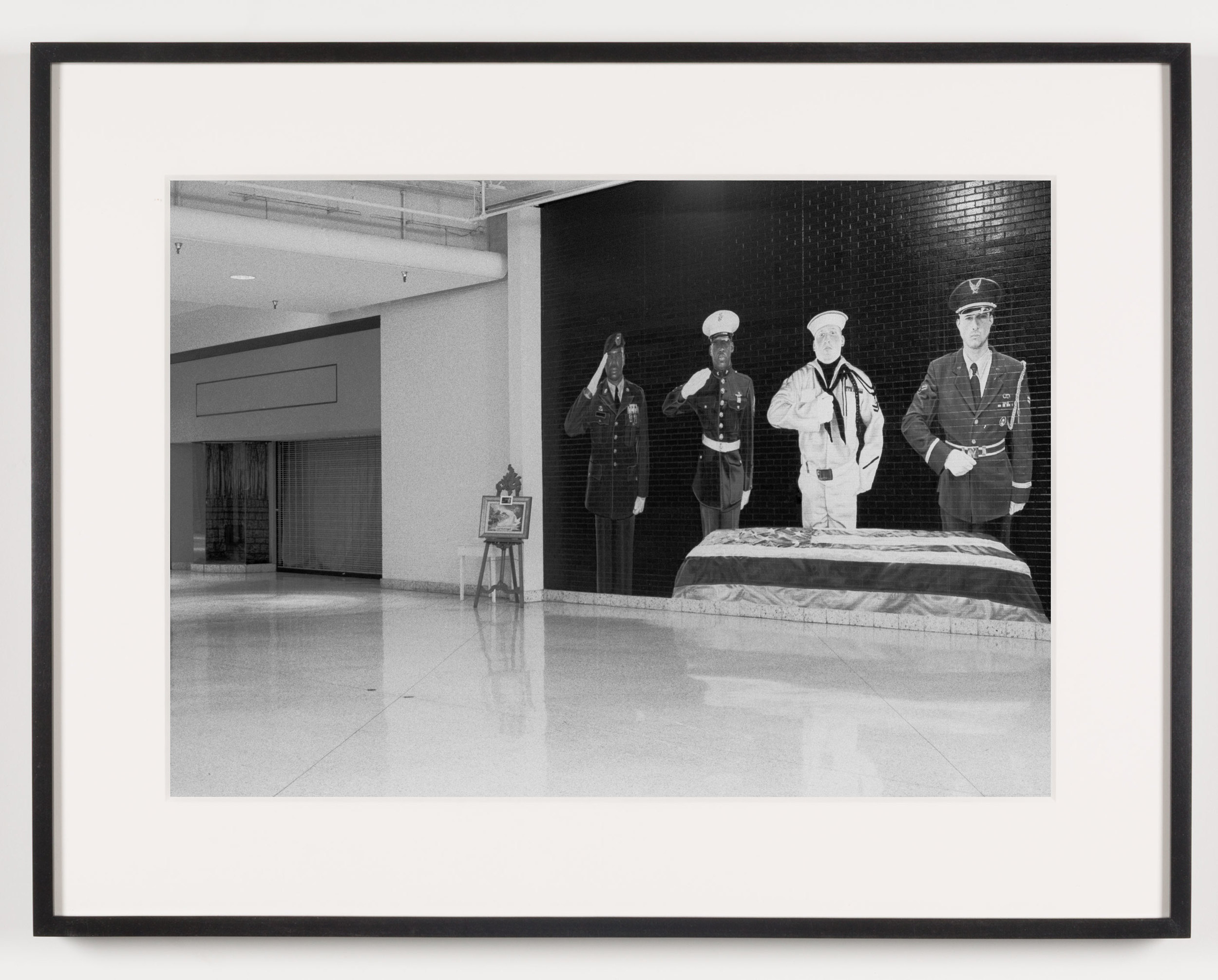   Summit Park Mall (View of War Mural), Wheatfield, NY, Est. 1972    2011   Epson Ultrachrome K3 archival ink jet print on Hahnemühle Photo Rag paper  21 5/8 x 28 1/8 inches   American Passages, 2001–2011     