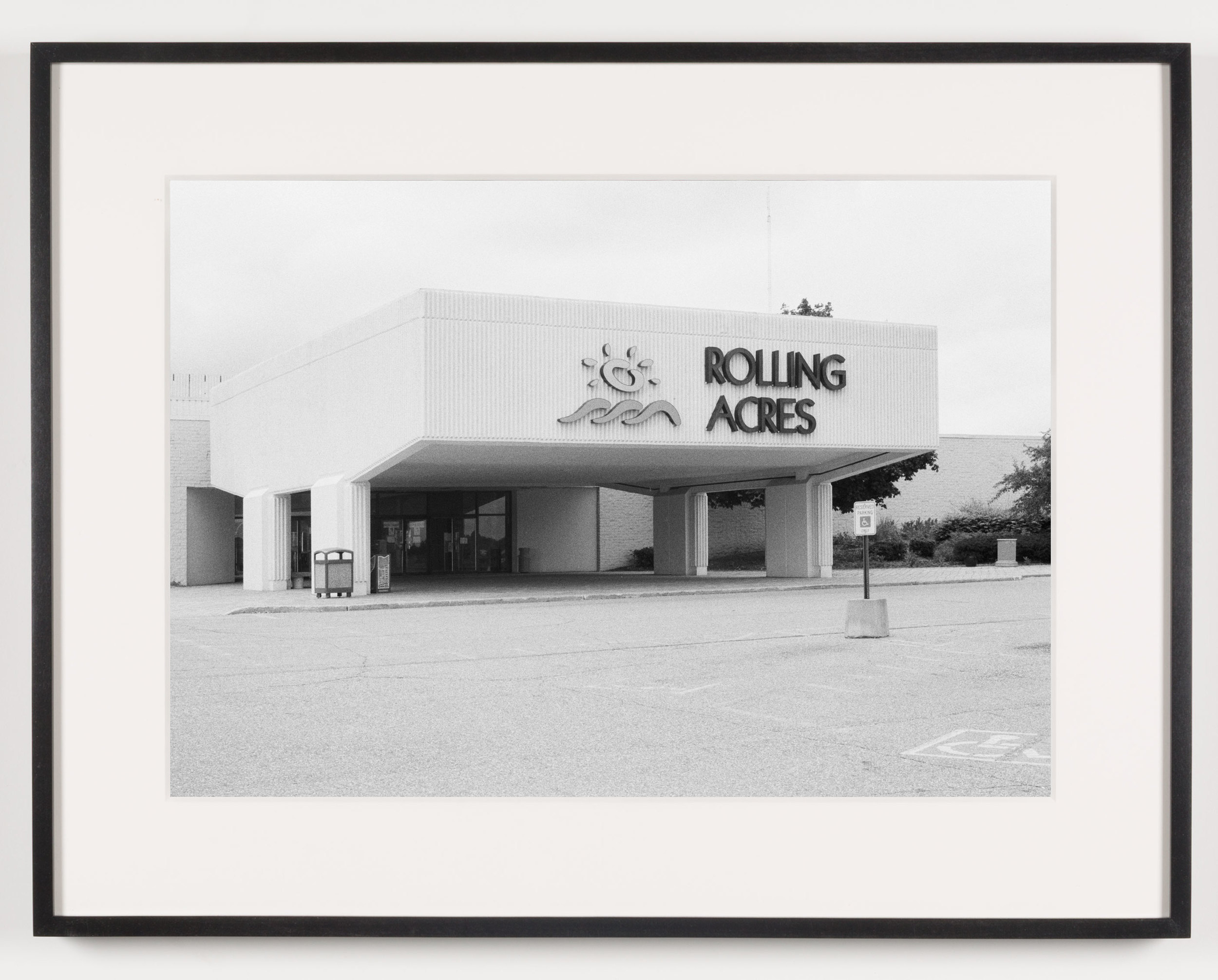   Rolling Acres Mall (View of Main Entrance) Akron, OH, Est. 1975    2011   Epson Ultrachrome K3 archival ink jet print on Hahnemühle Photo Rag paper  21 5/8 x 28 1/8 inches   American Passages, 2001–2011     