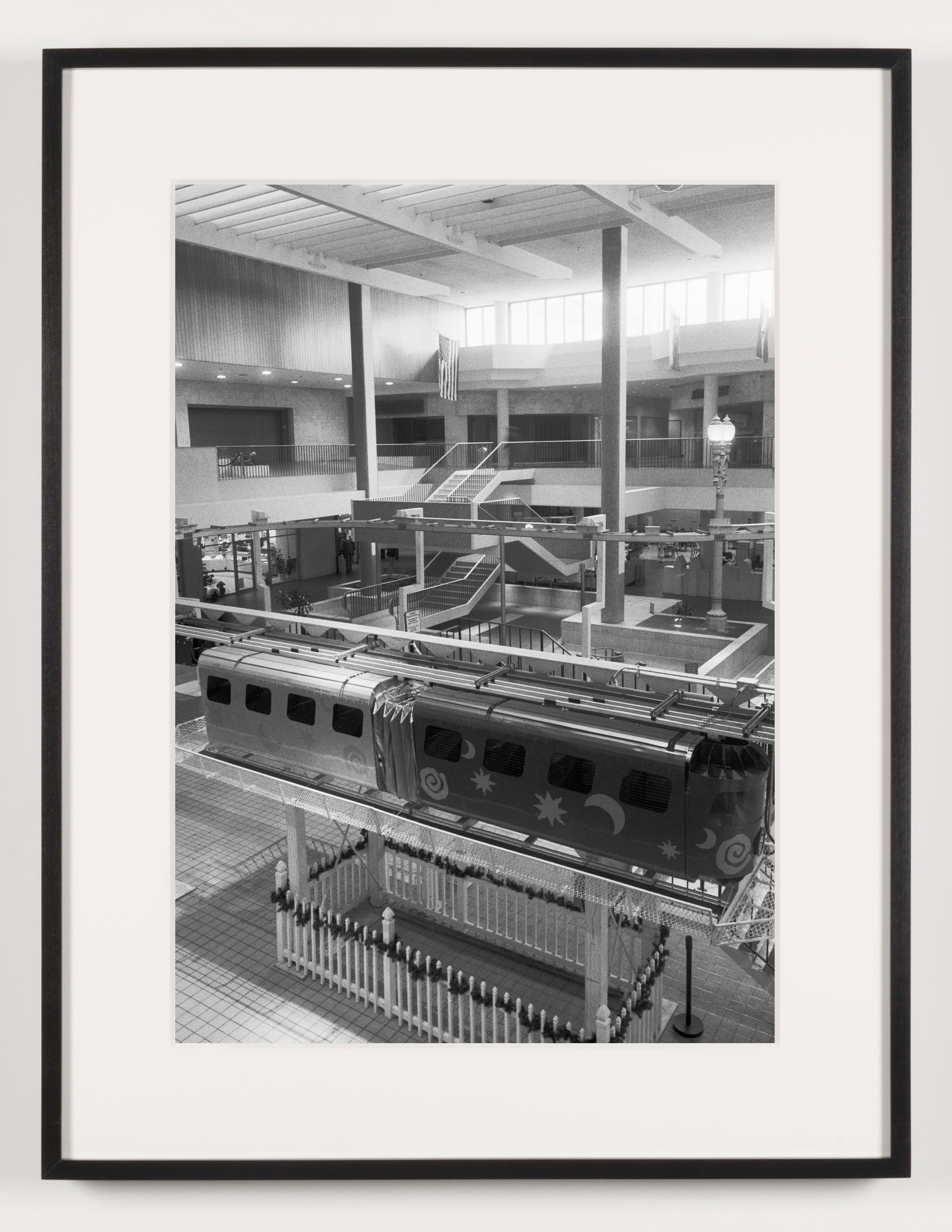   Midtown Plaza (View of Central Plaza Looking East), Rochester, NY. Est. 1962, Demo. 2008    2011   Epson Ultrachrome K3 archival ink jet print on Hahnemühle Photo Rag paper  21 5/8 x 28 1/8 inches  Exhibition:   A Diagram of Forces, 2011  