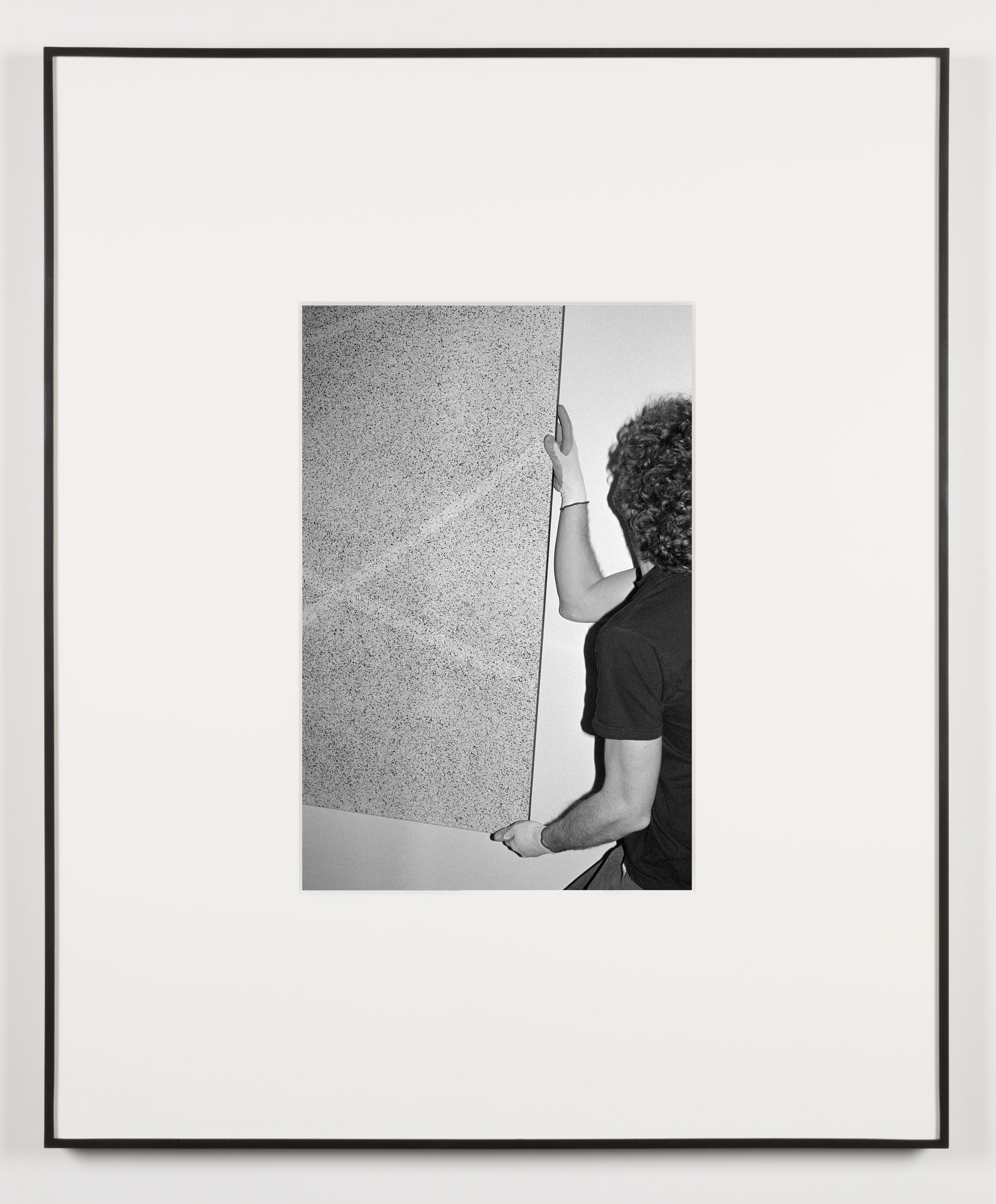   Die Mütter (Waltham, Massachusetts, February 4, 2013)    2014   Black and white digital fiber print  20 x 13 1/2 inches   Art Handling, 2011–     