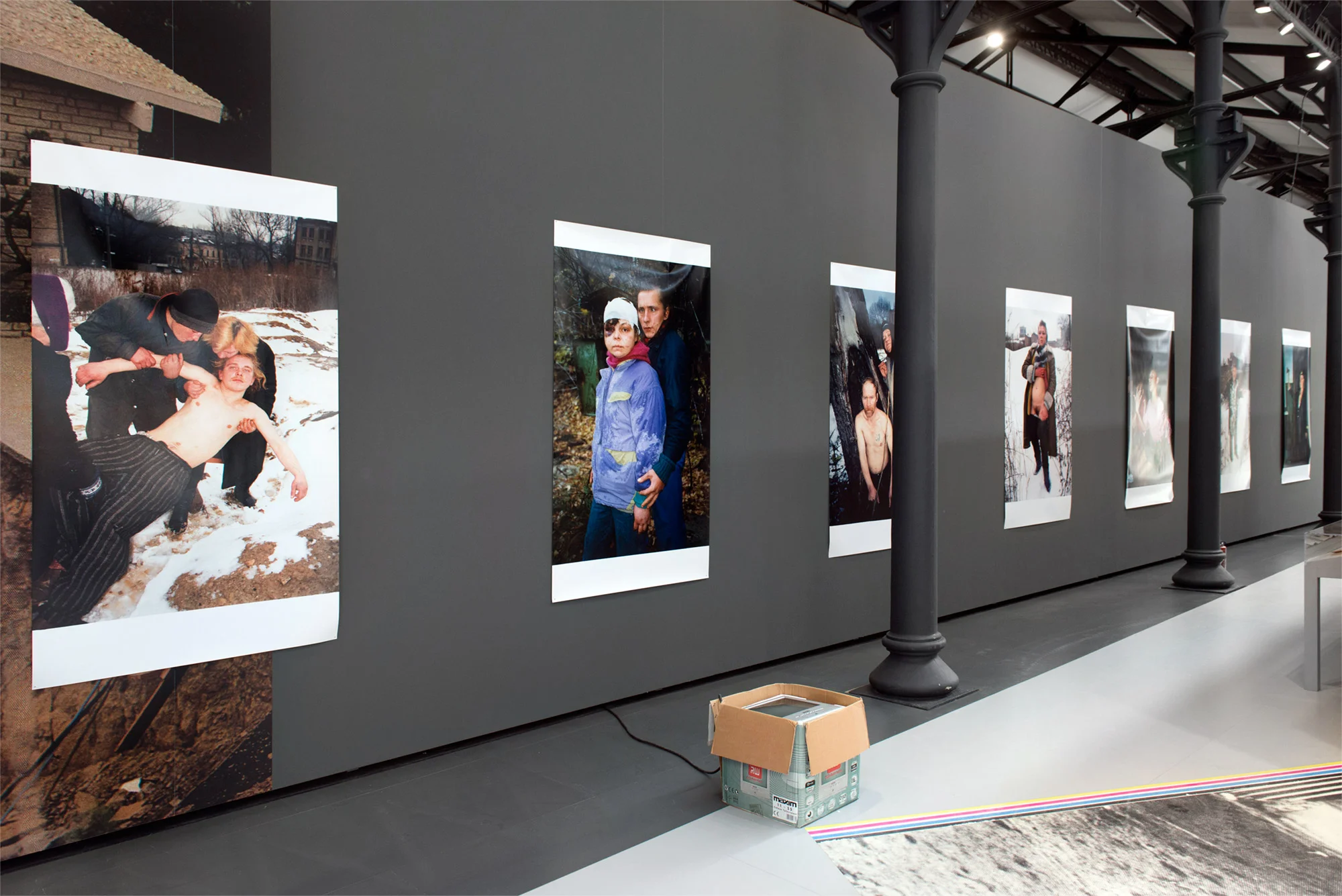 Picture Industry, Systematically Open? New Forms for Contemporary Image Production, LUMA Arles, France, 2016. Kelley Walker, Boris Mikhailov, and Seth Price