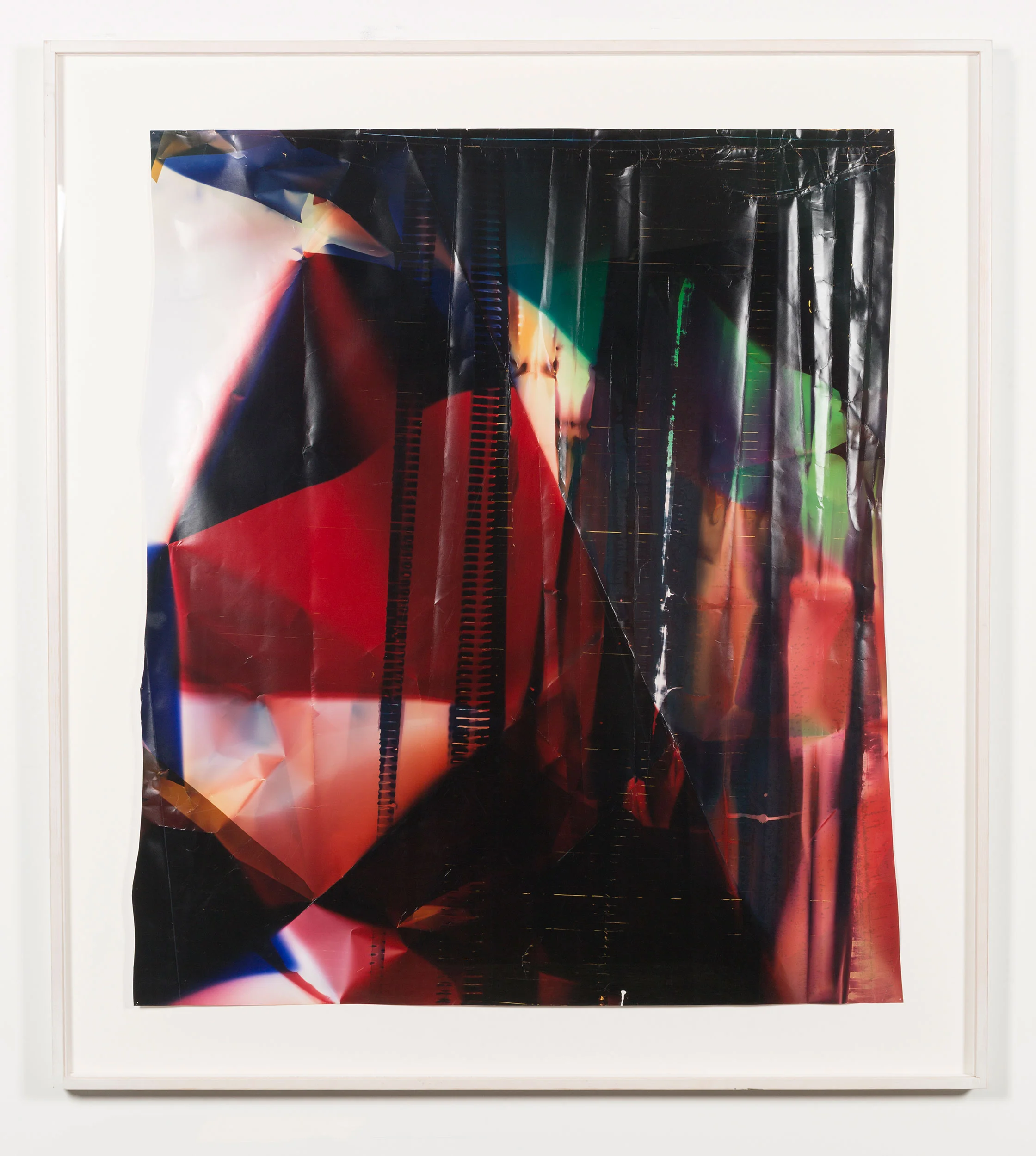 Five-Sided Pull (RGBYM), May 19, 2007, Valencia, California, Kodak Supra 2007 Color photographic paper 50 x 40 inches Color Pulls, 2008