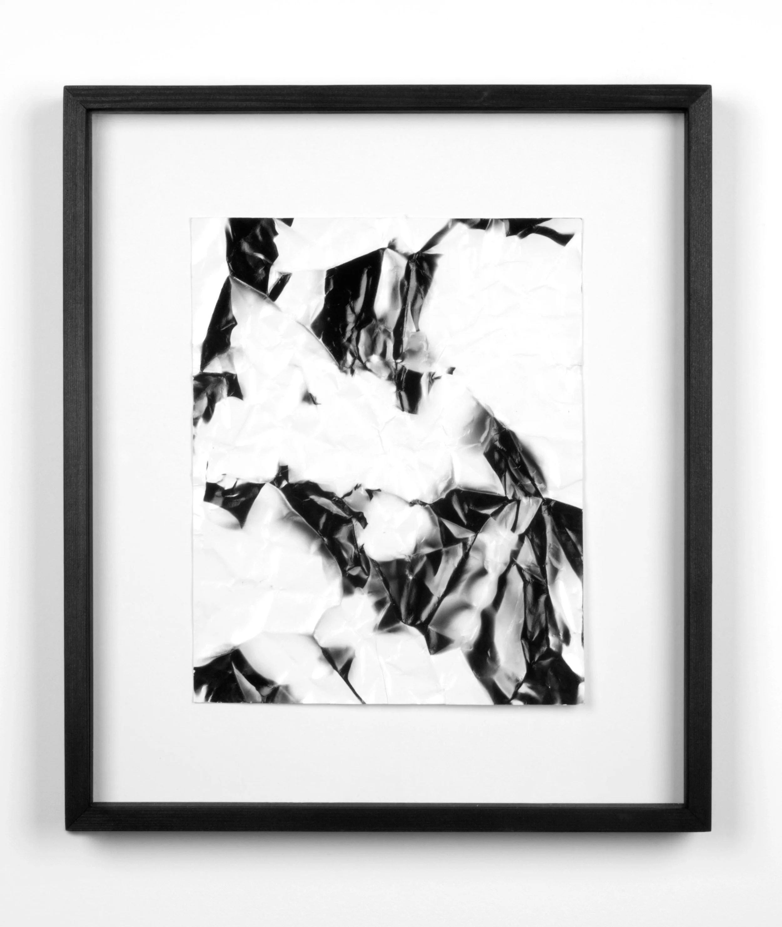 Picture Made by My Hand with the Assistance of Light 2011 Black and white fiber based photographic paper 14 7/8 x 12 7/8 inches Pictures Made by My Hand with the Assistance of Light, 2005–2014 A Diagram of Forces, 2011