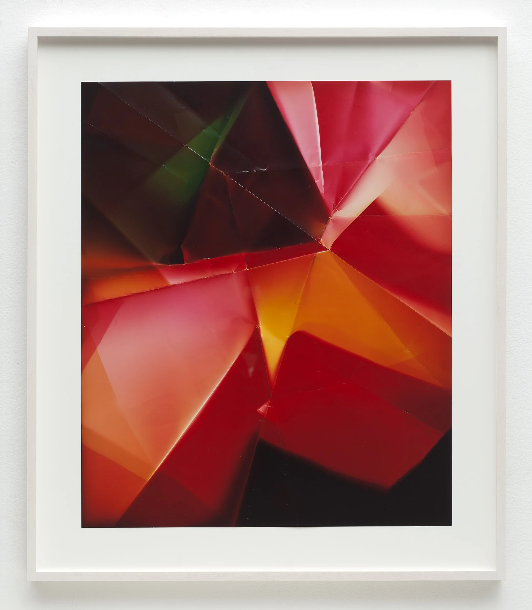 Four-Sided Picture (GMYR), January 11, 2007, Valencia, California, Fujicolor Crystal Archive 2011 Color photographic paper 26 1/2 x 22 1/2 inches Multi-Sided Folds, 2007– A Diagram of Forces, 2011