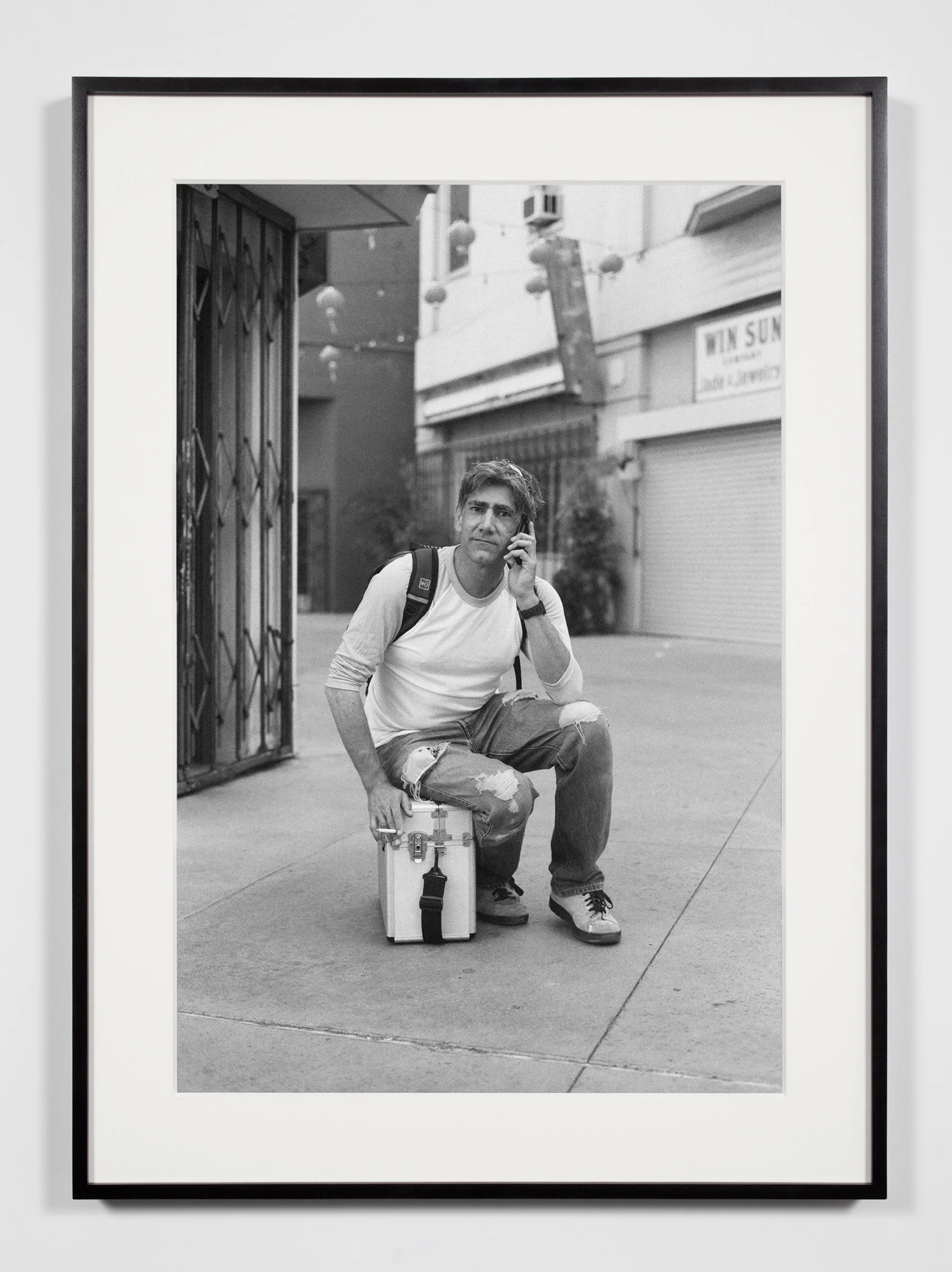 Gallery Preparator, Los Angeles, California, July 26, 2008 2011 Epson Ultrachrome K3 archival ink jet print on Hahnemühle Photo Rag paper 36 3/8 x 26 3/8 inches A Diagram of Forces, 2011
