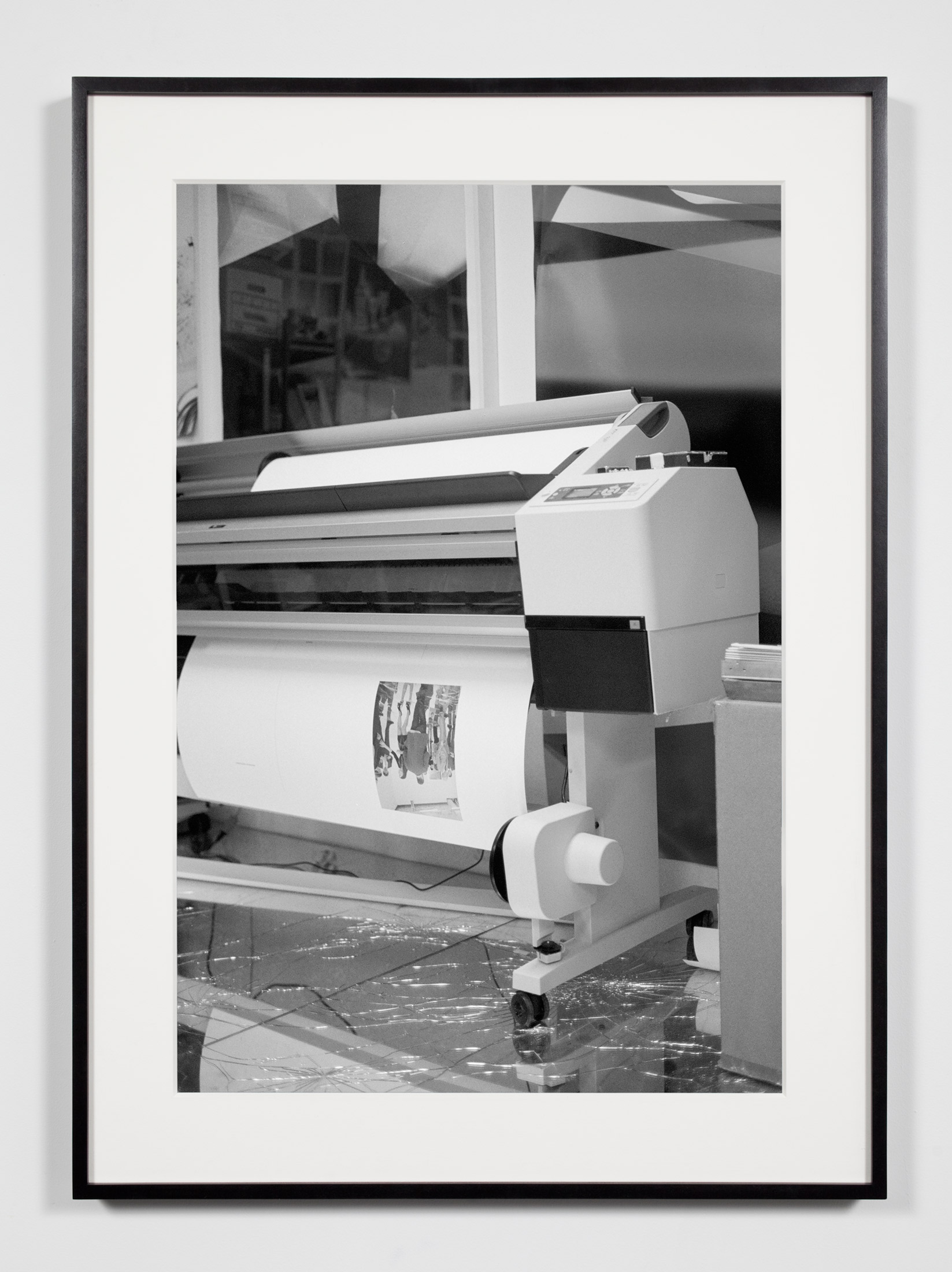   Artist Studio, Wide-Format Inkjet Printer, Los Angeles, California, December 9, 2010   2011  Epson Ultrachrome K3 archival ink jet print on Hahnemühle Photo Rag paper  36 3/8 x 26 3/8 inches   Industrial Portraits, 2008–    A Diagram of Forces, 201