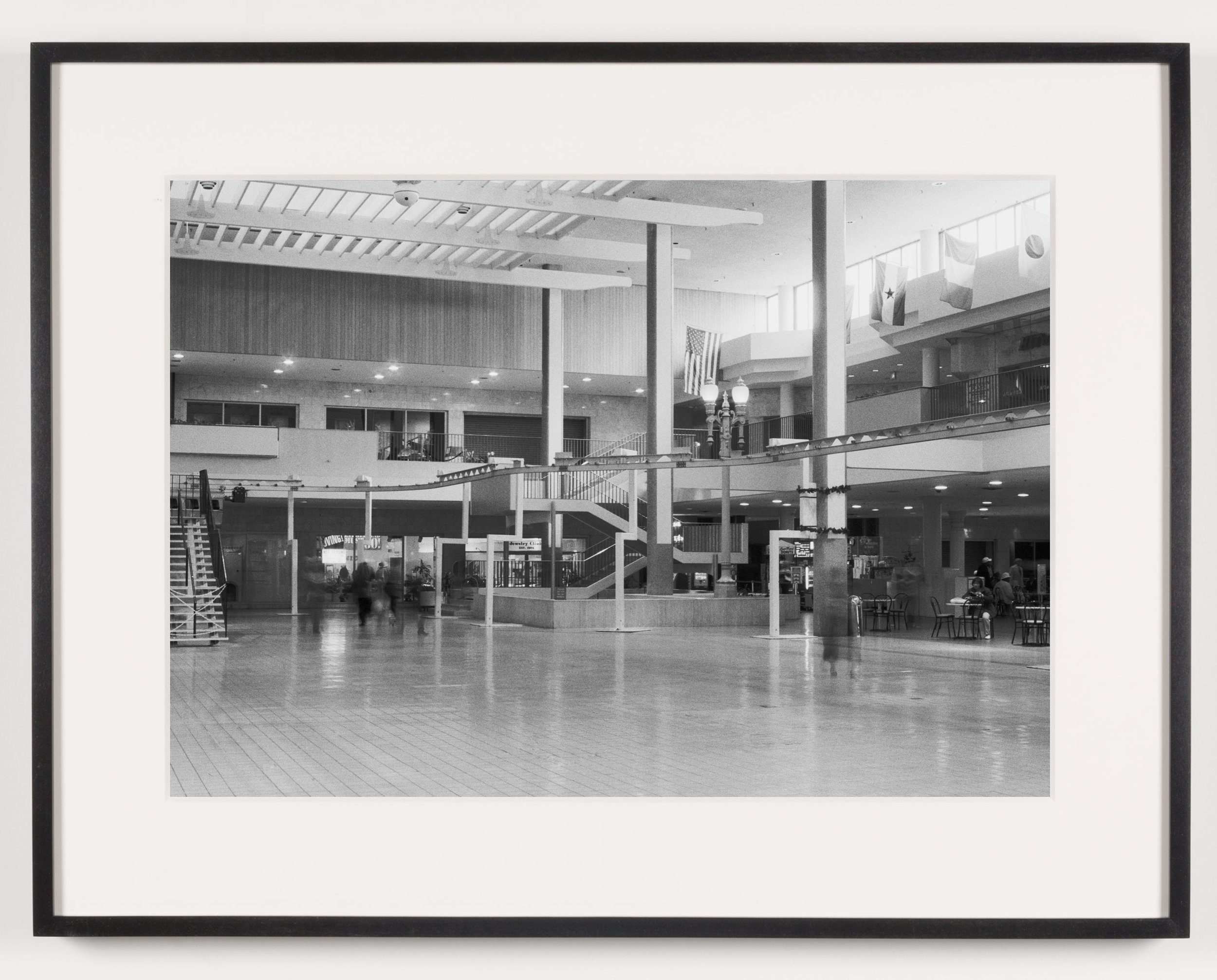   Midtown Plaza (View of Central Plaza Looking South), Rochester, NY. Est. 1962, Demo 2008   2011  Epson Ultrachrome K3 archival ink jet print on Hahnemühle Photo Rag paper  21 5/8 x 28 1/8 inches   American Passages, 2001–2011    A Diagram of Forces