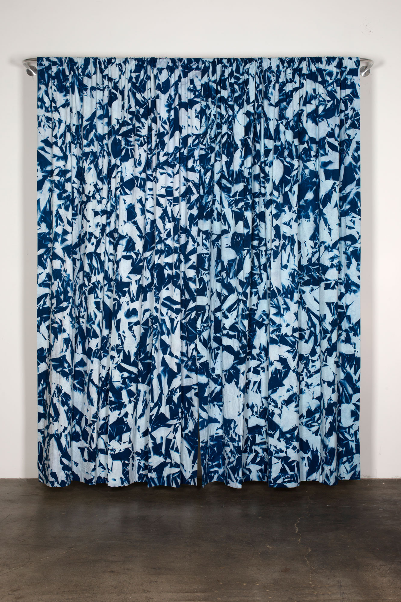   Untitled   2016  Cyanotype on linen  Dimensions variable   Cyanotypes, 2009–     