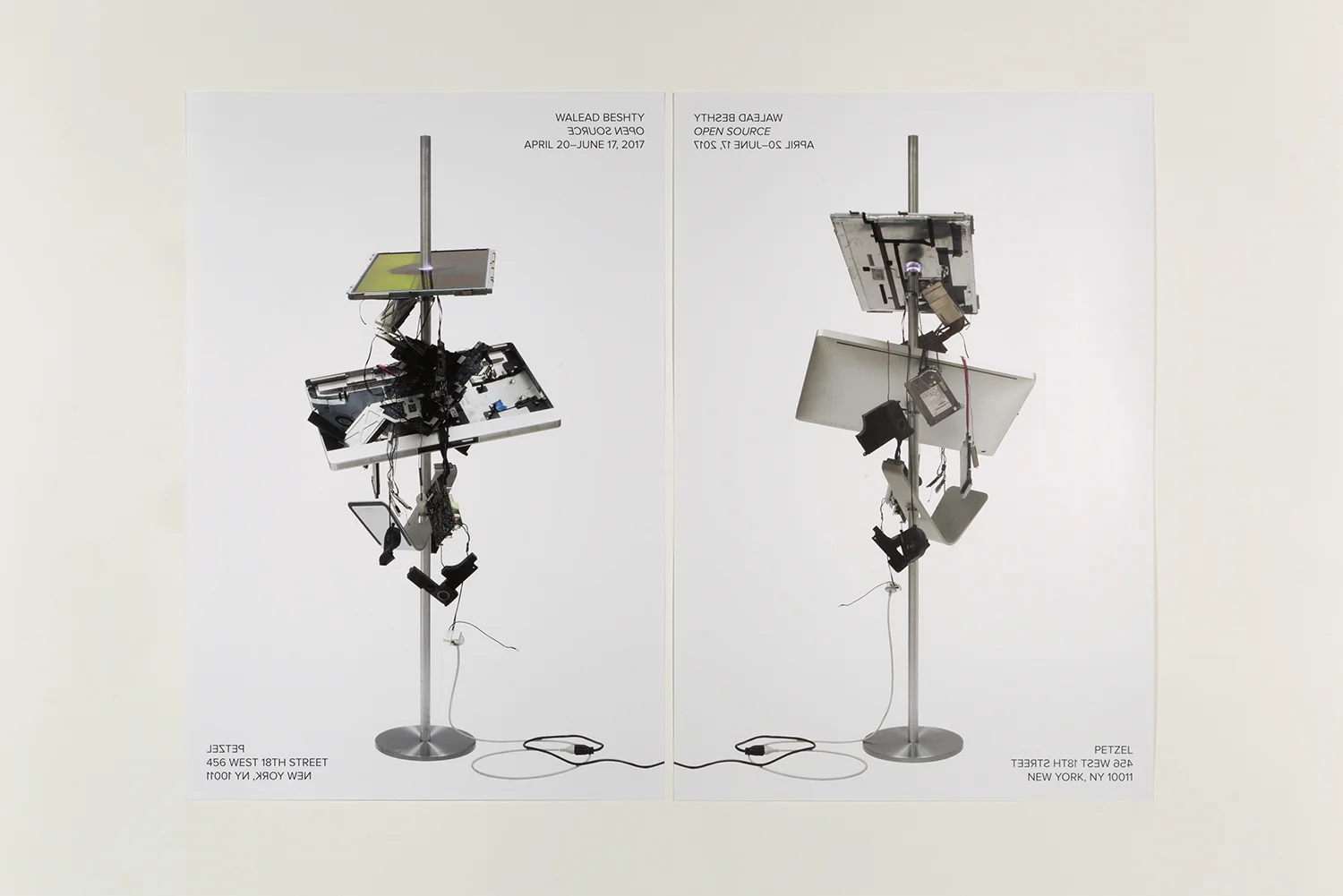 Open Source poster Petzel Gallery New York New York 2017