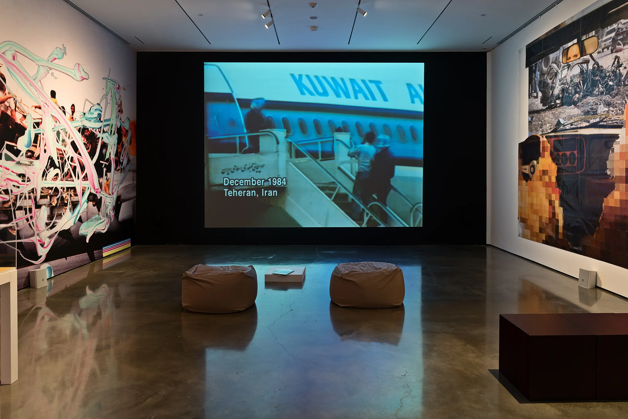 Picture Industry , Hessel Museum, Center for Curatorial Studies, Bard College, Annandale-on-Hudson, NY, 2017. Kelley Walker, Johan Grimonprez, and Thomas Hirschhorn