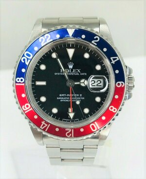 tortur film Penneven Rolex Oyster Perpetual Date GMT-Master II "PEPSI" Red/Blue Watch Ref.16710  40mm. — Tonys Jewelry