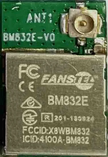BM832E, size 10.2x15x1.9mm