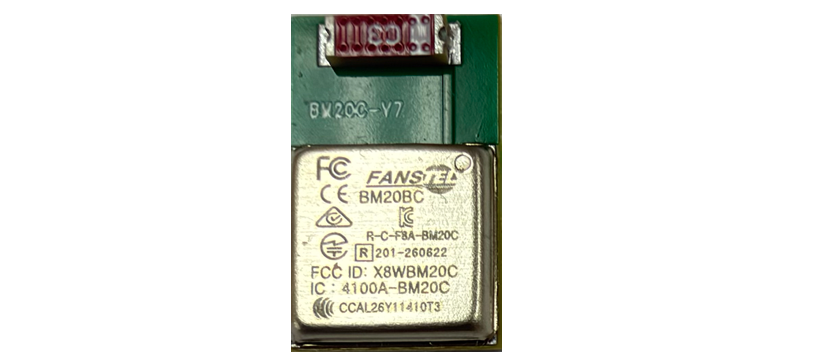 BM20BC, nRF54LM20B BLE 6.0 module with an Axon NPU and a chip antenna