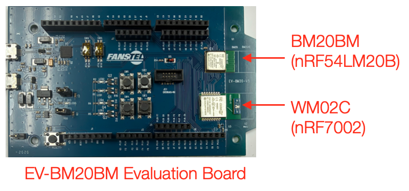EV-BM20BM, EV board for BM20M and BM20BM  Bluetooth 6.0 module