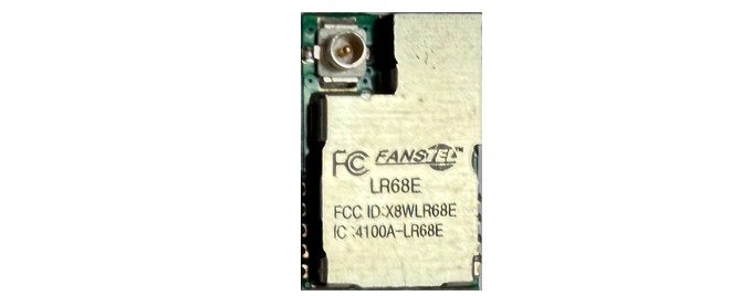 LR68E, Low Cost LLCC68 LoRa module with a u.FL, FCC Certified