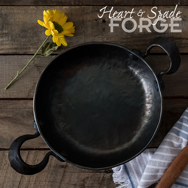 7 Inch Forged Carbon Steel Skillet — Shira Forge