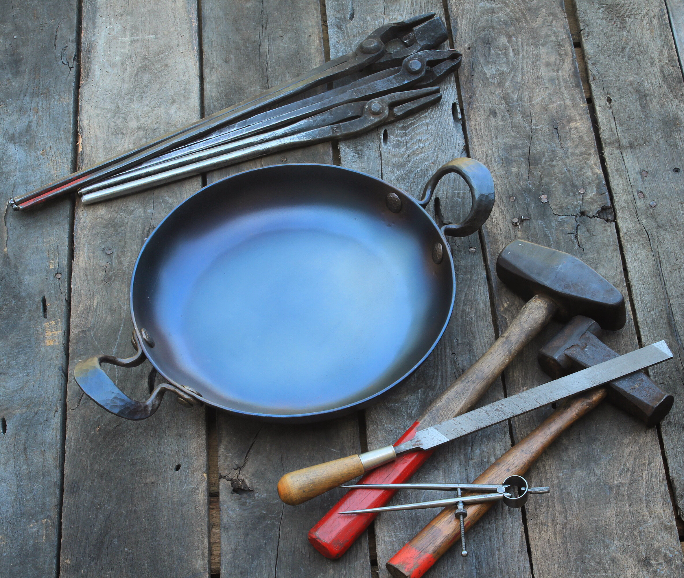 No. 8 Skillet — Heart and Spade Forge