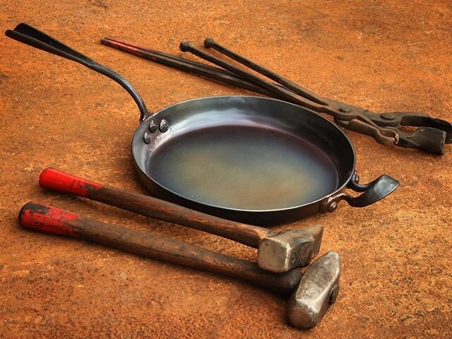 Forged pieces are coveted for their integrity and longevity. I like to think my skillets are entropy-proof. Without getting too far into the weeds, all my fellow chemists and science nerds can read about the Hall-Petch equation for a mathematical exp