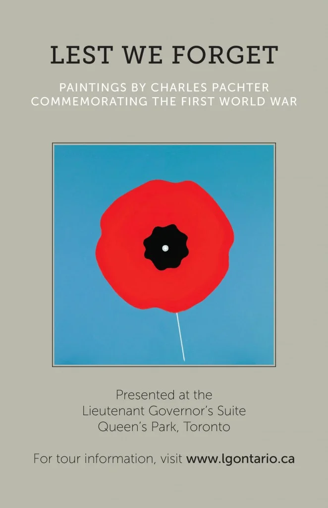 Lest We Forget: Paintings by Charles Pachter Commemorating the First World War