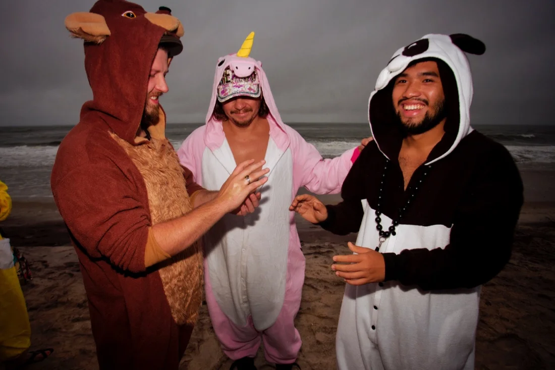 Fire Island Pines Ryan & Sam's Wedding October 2016 29; Beach Guy Officiating.jpg