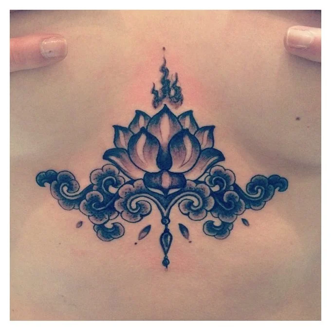 Melody Tattoos / Sternum Lotus Mystic