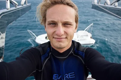Zack Rago, a reef aquarist and underwater camera technician, stars in Chasing Coral.