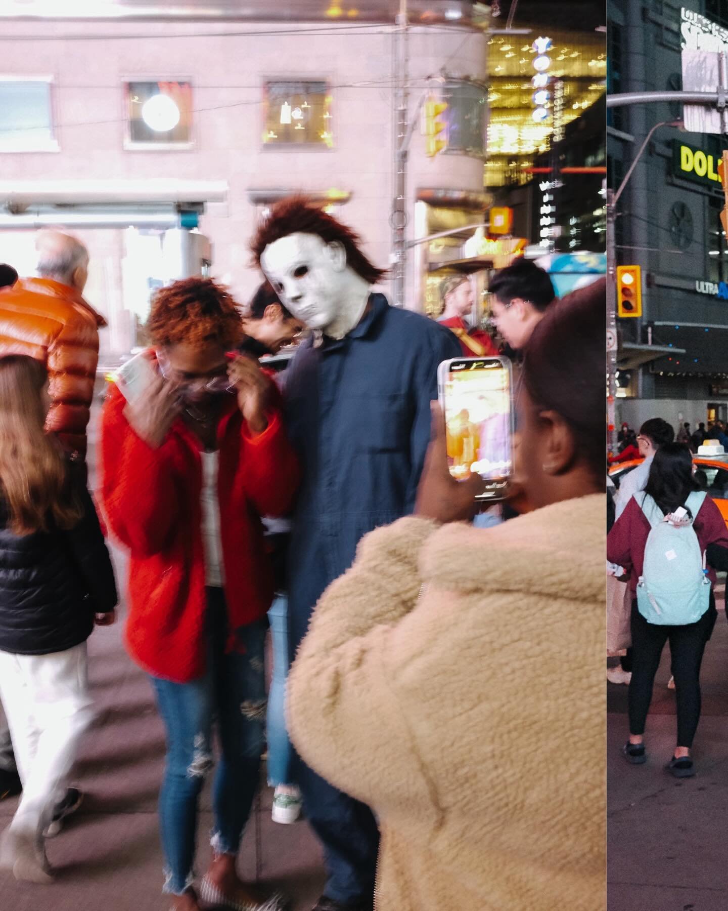 Stay WEIRD Toronto.

Halloween night down at Yonge and Dundas was one for the books, and I&rsquo;ve got so many wild images to share. I love street photography when the city is alive with so many people&hellip; or mostly &ldquo;dead&rdquo; in this ca