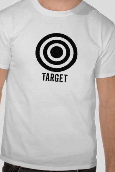 Everyone had a shirt with target on it. 