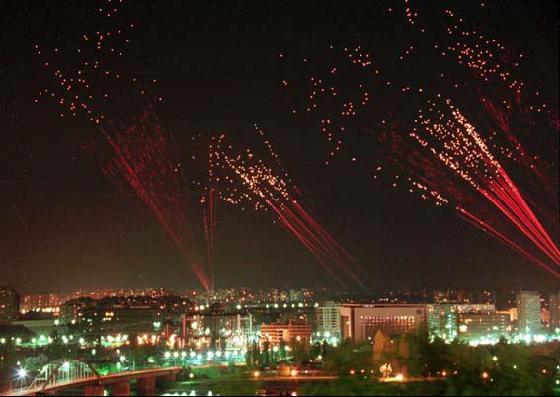 our Army Shooting at Airplanes