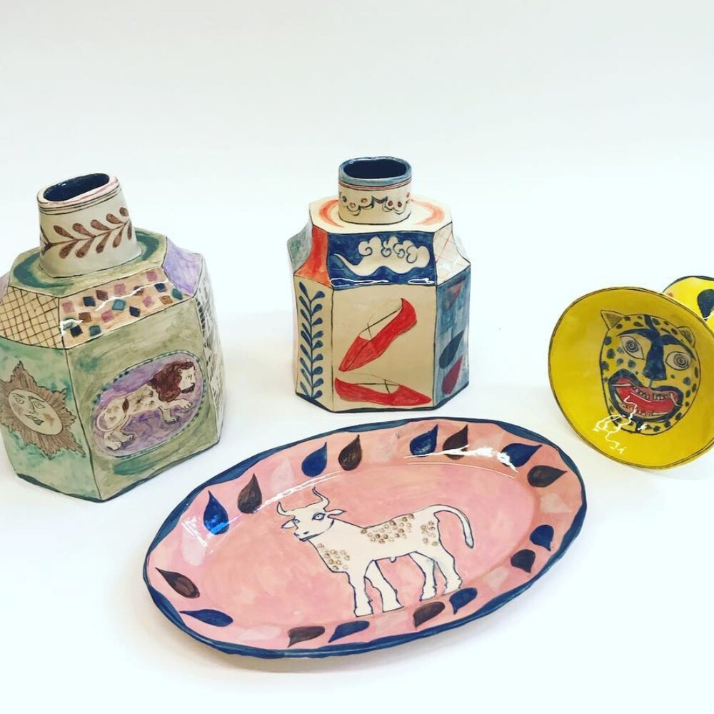 Hand painted ceramics from England