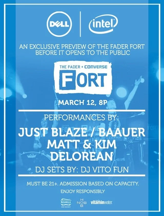 Fader Fort Vito Fun Baauer Matt & Kim Delorean SXSW.jpeg