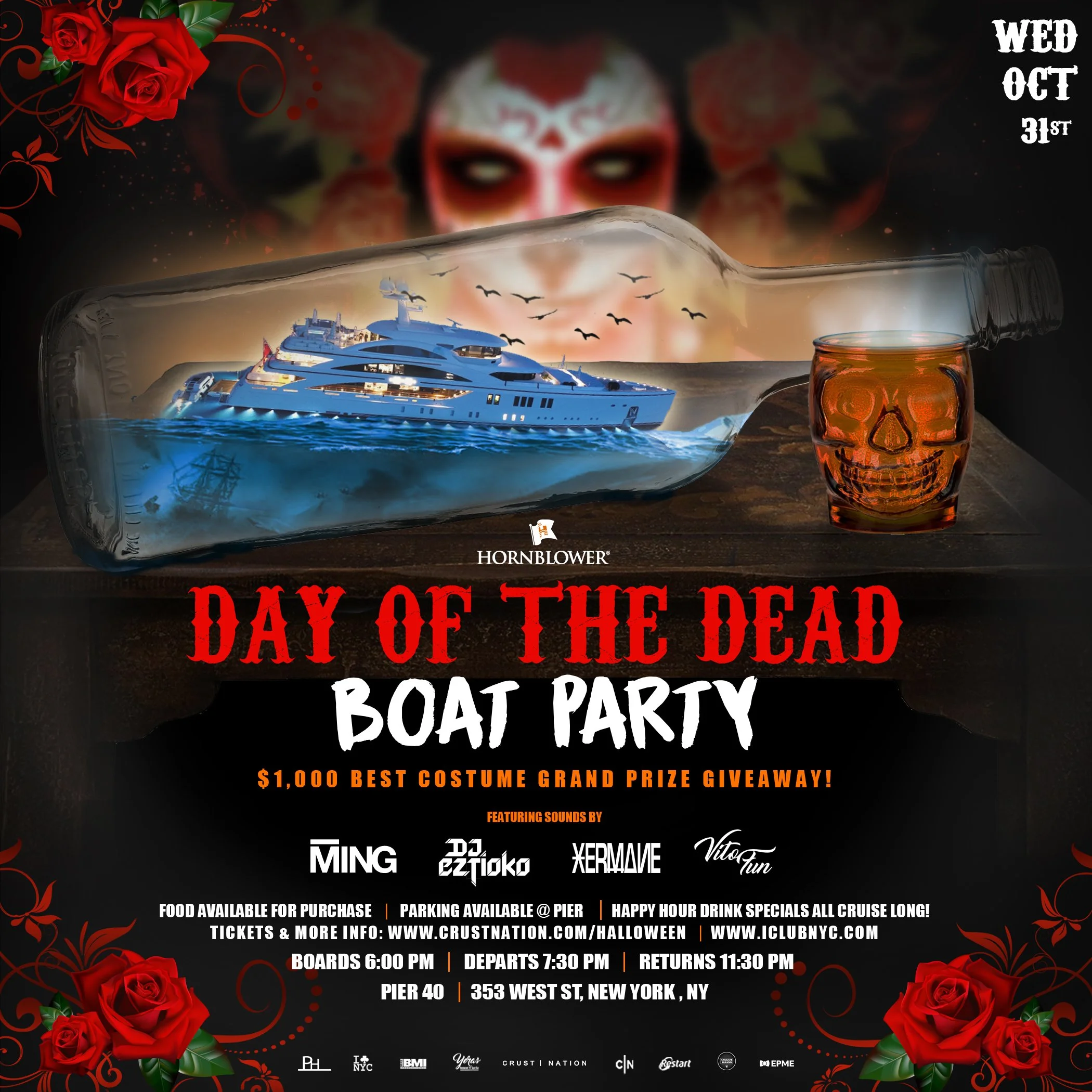 Halloween 2018 Day Of The Dead Boat Party.JPG