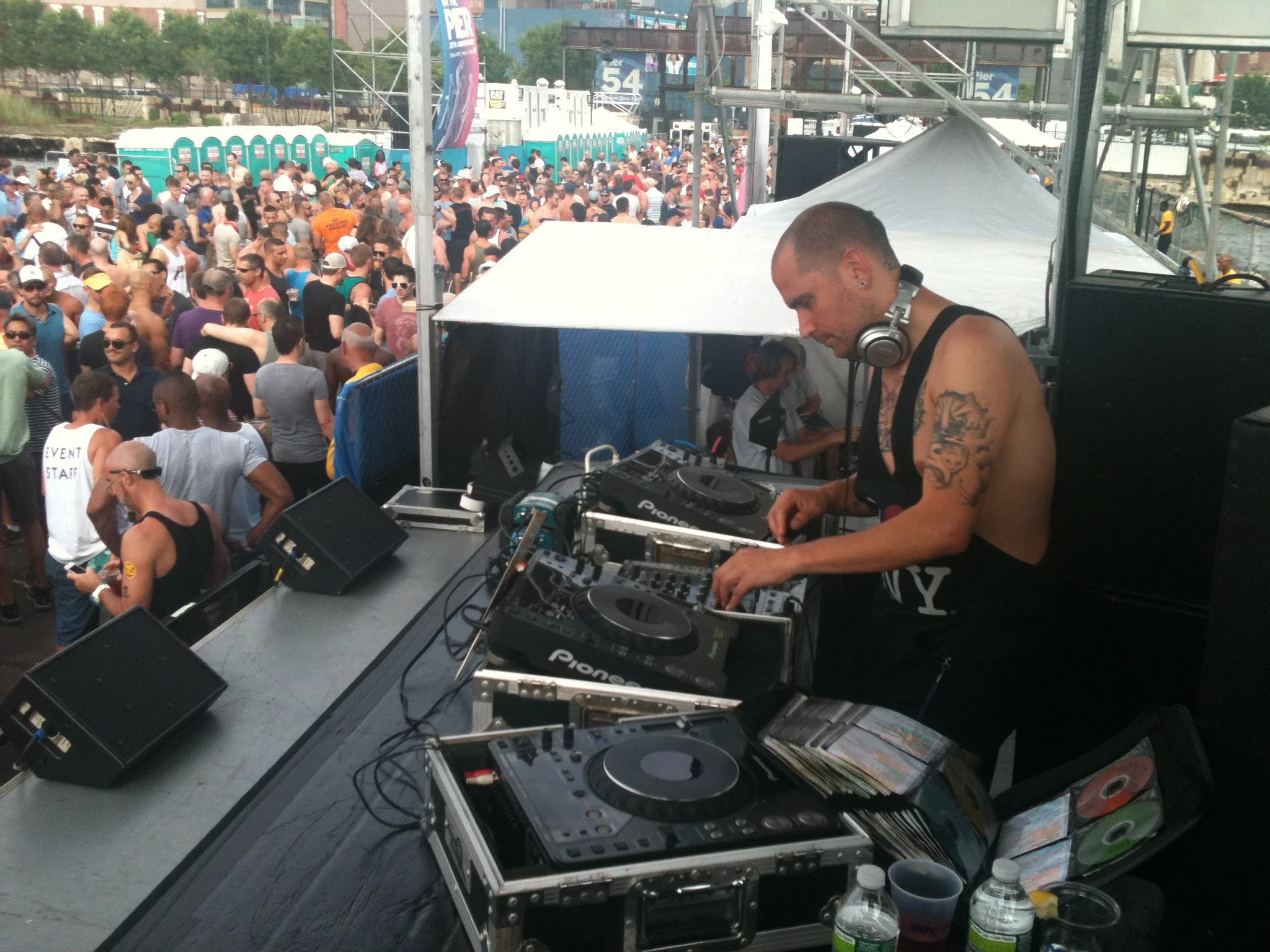Pier Dance NYC Gay Pride 2011; Vito Fun Spinning 6.jpg