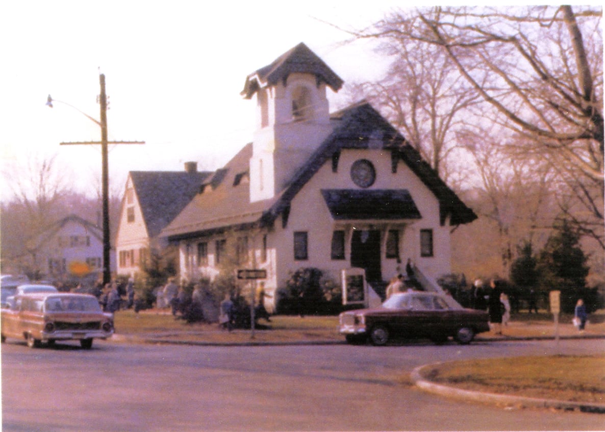 Our Original Church Built in 1908. This photo was taken around 1959.