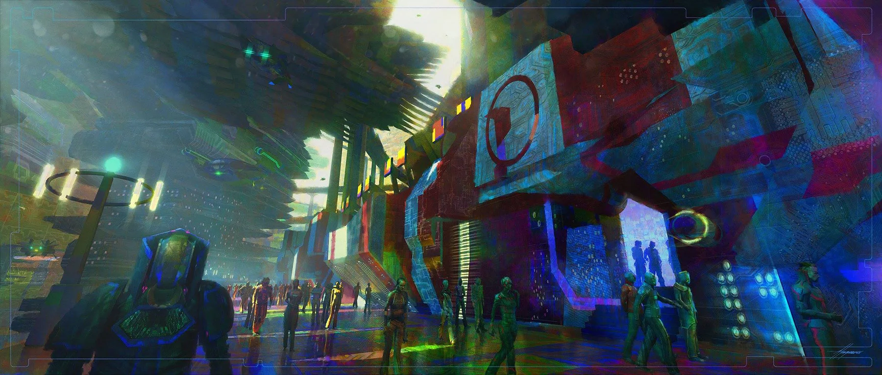 「雷神索爾3:諸神黃昏」中的場景是靠一張張精彩設計稿的堆疊,才能呈現最後讓人讚嘆的世界觀。