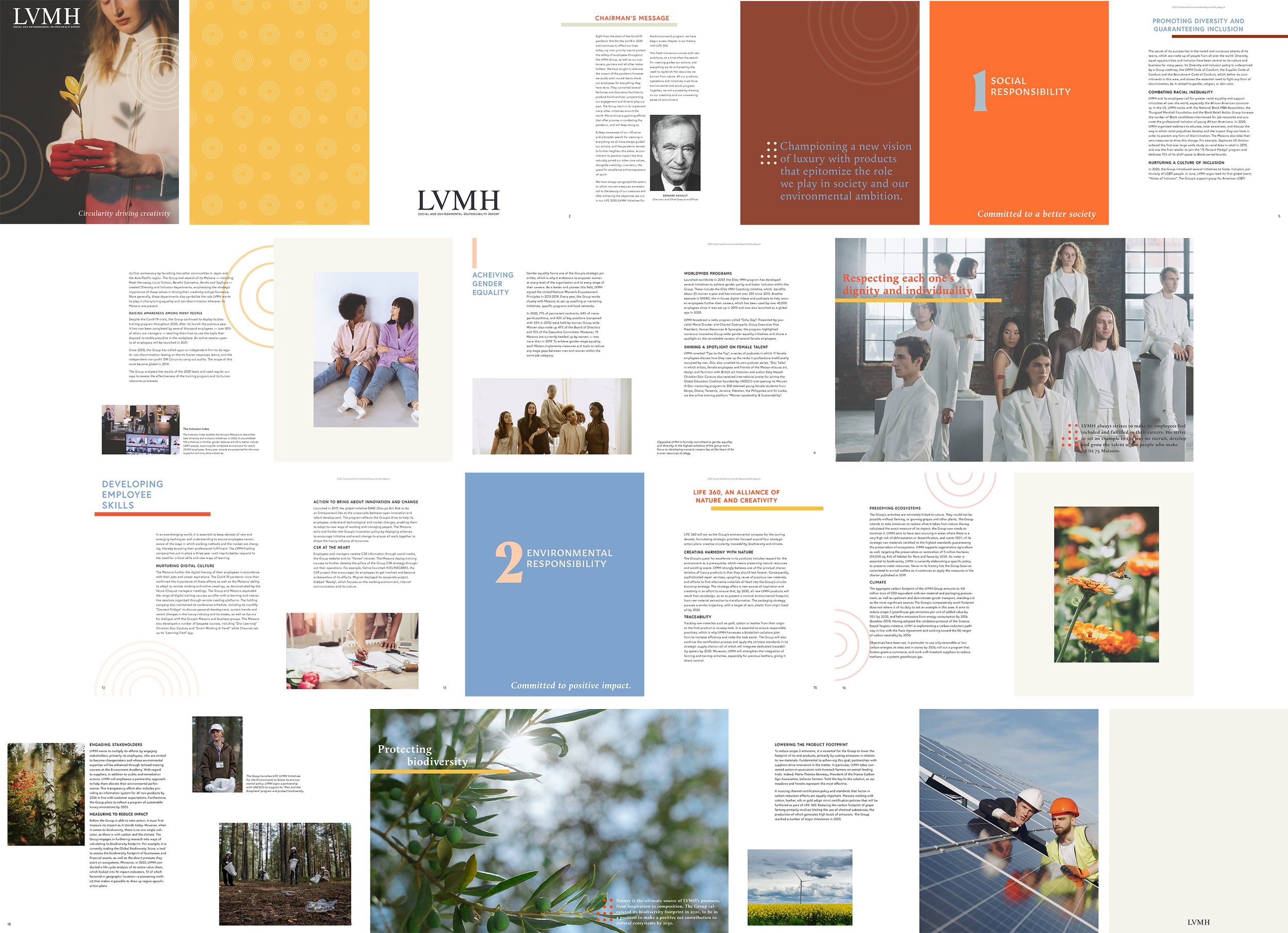 Brochure spreads