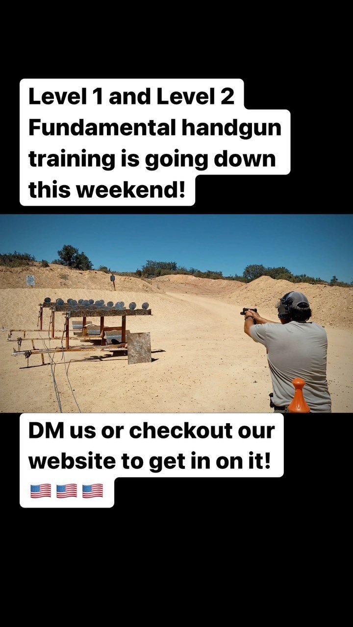 We had an awesome weekend with our students and at @wcgunclub monthly 3 gun match!
Our Level 1 and Level 2 Fundamental handgun training class is this Saturday and Sunday.
If your a new or experienced shooter, I promise we have something for you t