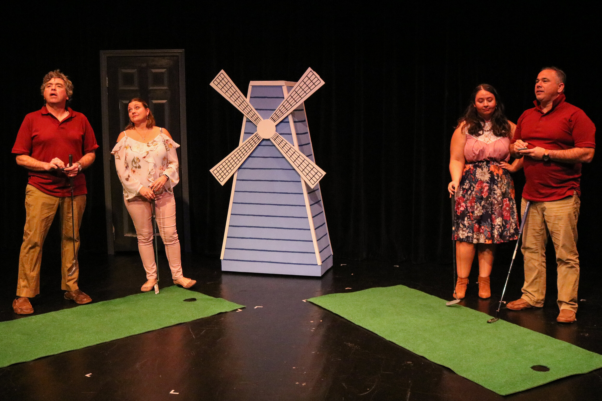  Final Product of Windmill.  Laugh Lines: One Act Comedies.  Theatre Workshop of Nantucket 2018. [Production Designer] Photo by Emily Dunn. 