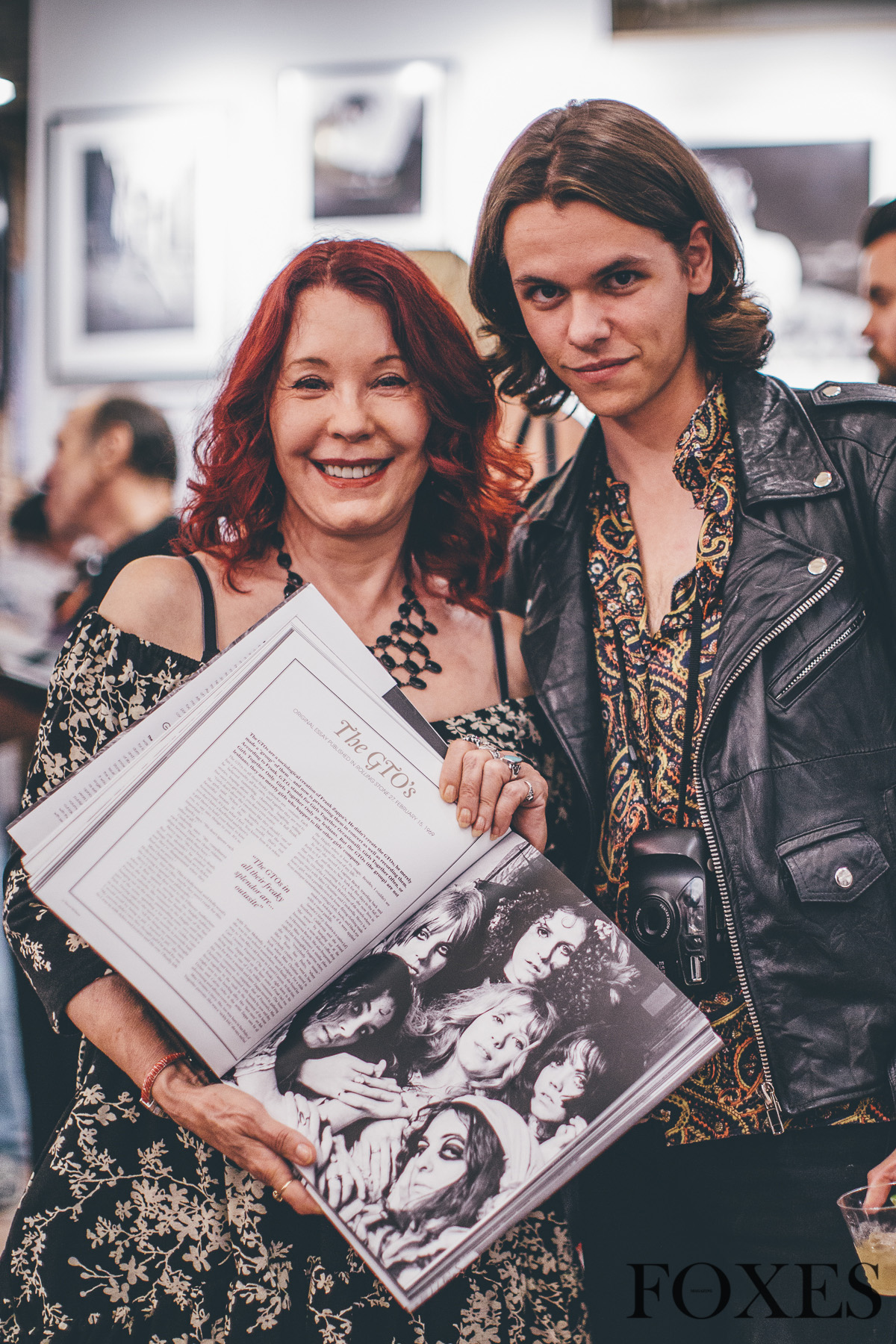 Pamela Des Barres and Julian de la Celle