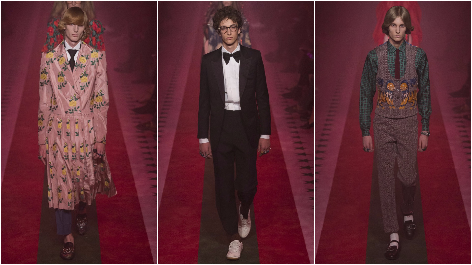 Gucci SS17 Show in Milan.