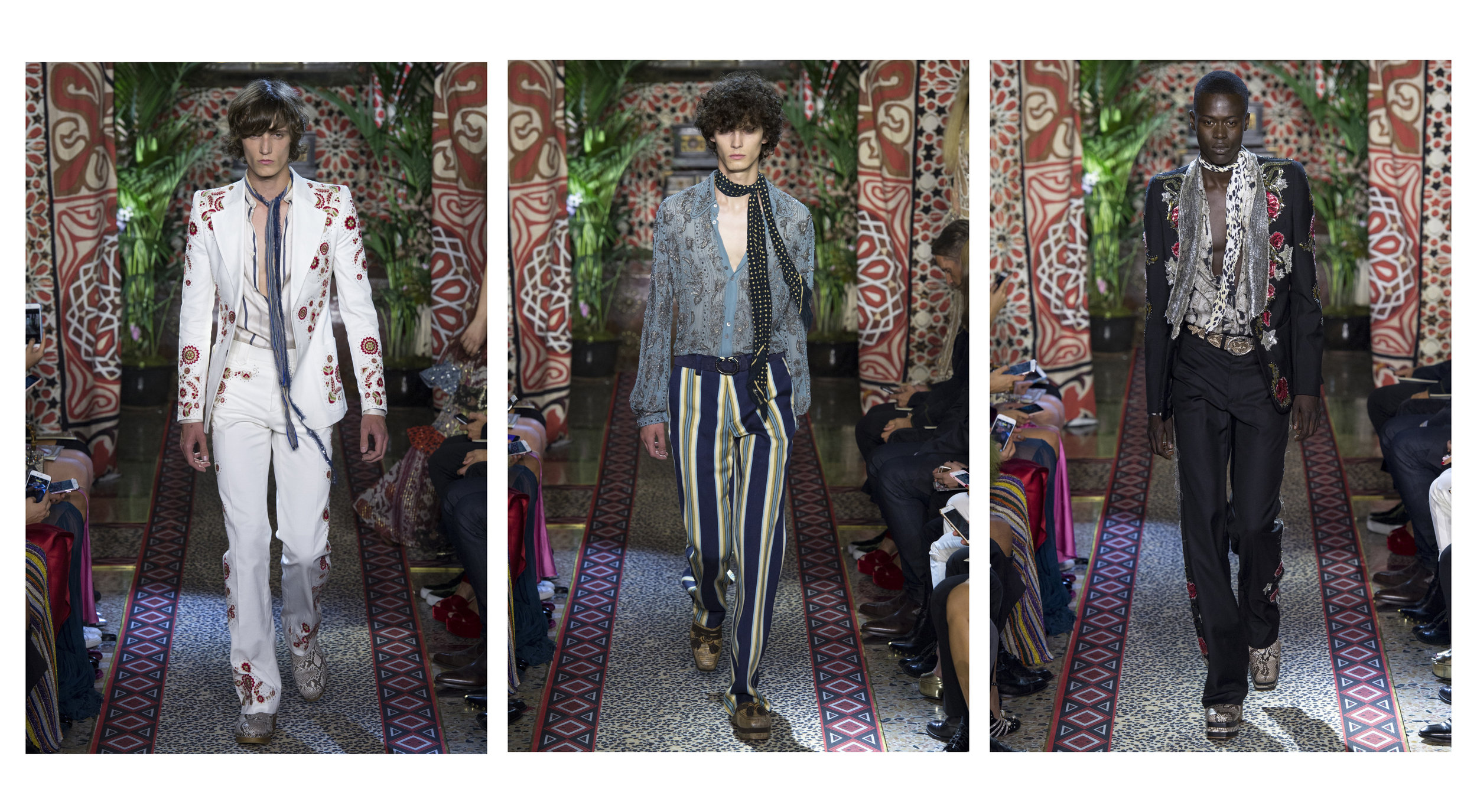 Roberto Cavalli SS17 Milan show.